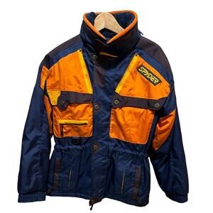 Vintage Spyder ski jacket Tommy Moe Cadet coat kids juniors size 18 hooded EUC